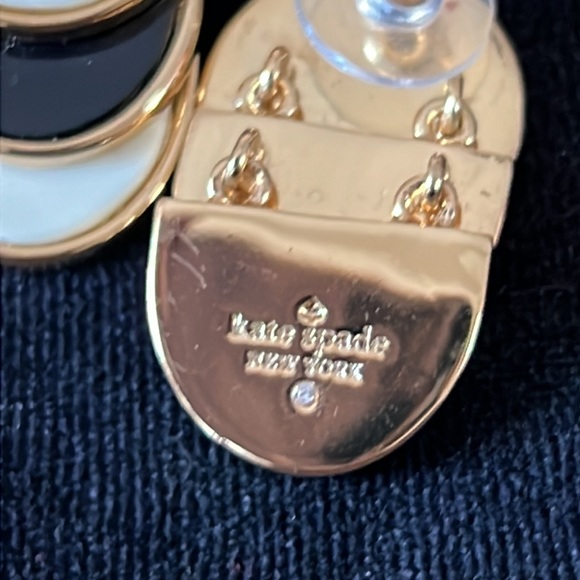 Kate Spade black and white statement necklace and earrings set - Picture 4 of 4